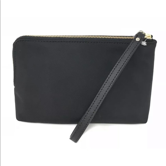 New Kate Spade ♠️ Black double zip Wristlet - Picture 5 of 7